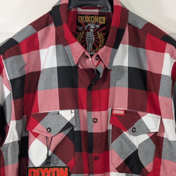 DIXXON Other - DIXXON "The Hammer" 10 Yr Anniversary Long Sleeve Button Up Plaid Shirt